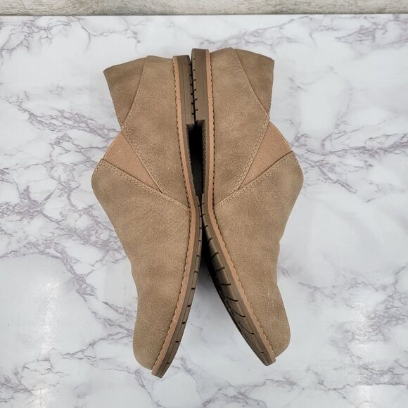 Euro Soft By Sofft Everett Shootie Tan Slip On Shoes Loafers - Picture 4 of 11